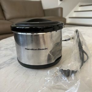 Mini Crockpot Warmer for Dips/Melted Cheese